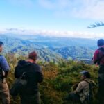 beginner day hikers at Mt. Labi peak